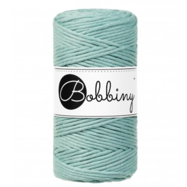 Bobbiny Makramee Kordel einfach 3 mm - Duck Egg Blue